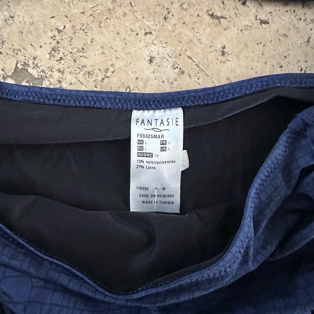Fantasie Navy Bikini Bathing Suit - Picture 3 of 4